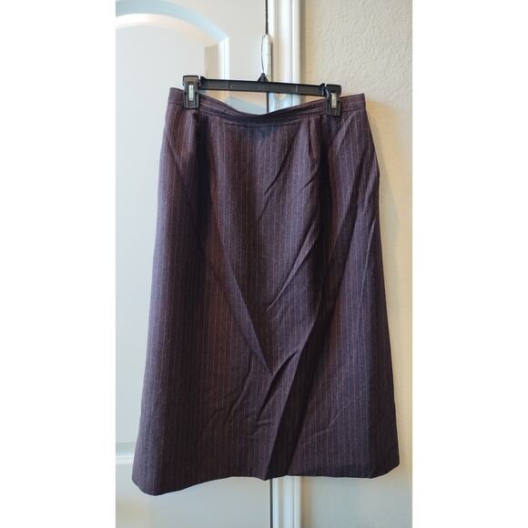 Vintage 1950s Tailored by Handmacher Wool Skirt Suit Set Size 14 USA - Picture 5 of 16